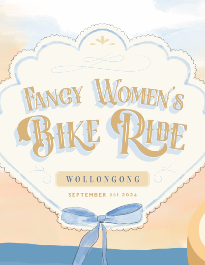 Fancy Womens Bike Ride Social Banner